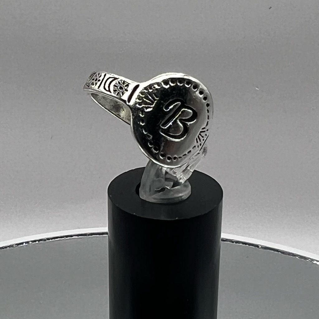 Brand New Silver B Ring